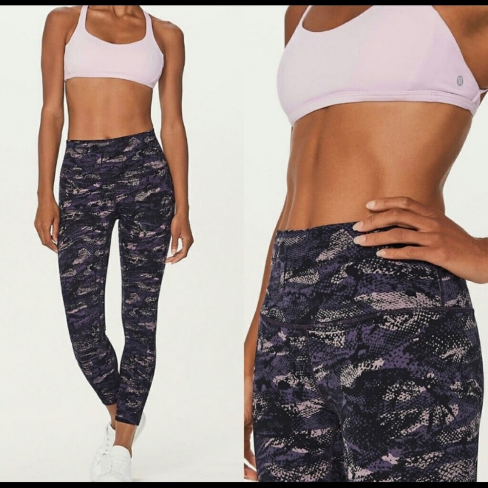Lululemon Align II Rip Wave Purple Thunder Leggings